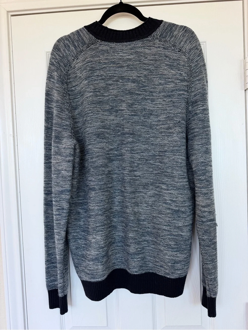 BOSS Hugo Boss Kharles Men’s Crewneck Sweater Dark Blue Gray Size XL